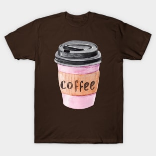 Pink cup of coffee T-Shirt